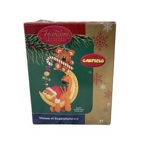 Garfield Visions of Sugarplumz-z-z Sugarplums 97 Carlton Cards Heirloom Ornament